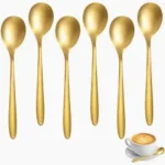 معالق معدن صغيرة 12ق مدهبة