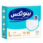 بينوتكس حفاضات كبار السن شورت لارج 10حفاضة
